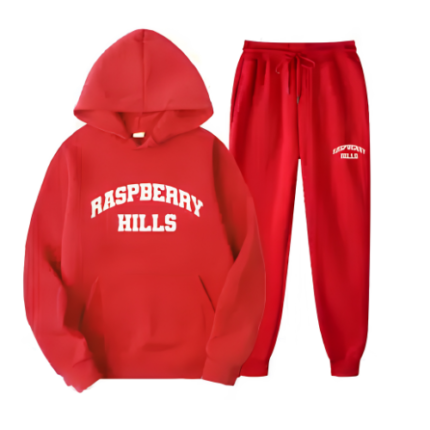 Raspberry Hills Red Classic Tracksuit