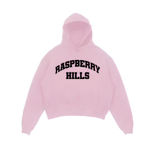 Raspberry Hills pink- hoodie