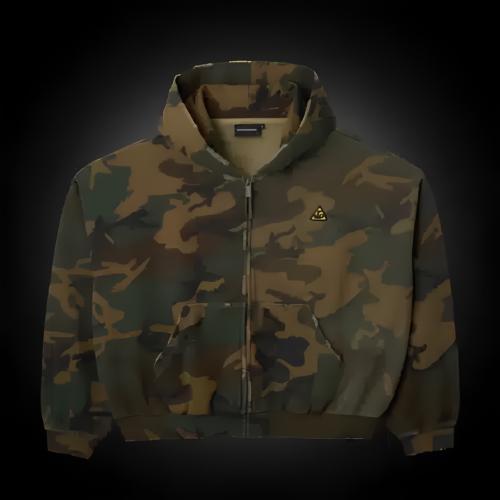 Raspberry Hills CAMO BUNKER ZIP UP