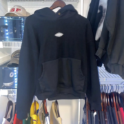 Men’s Black And Grey Hoodie - Image 2