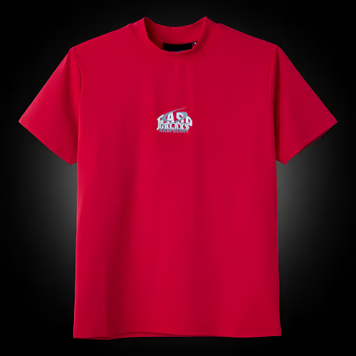 34 front GV GALLERY RASPBERRY HILLS FLAME SPANDEX TEE GV GALLERY RASPBERRY HILLS FLAME SPANDEX TEE