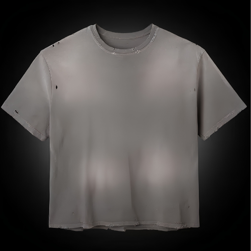 4 RASPBERRY HILLS TAUPE GREY BLANK TEE RASPBERRY HILLS TAUPE GREY BLANK TEE