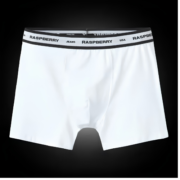 RASPBERRY HILLS WHITE BOXER BRIEFS