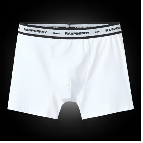 4 RASPBERRY HILLS WHITE BOXER BRIEFS RASPBERRY HILLS WHITE BOXER BRIEFS