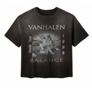 Gold+Vintage Gallery Raspberry Hills Balance Van Halen Black Tee