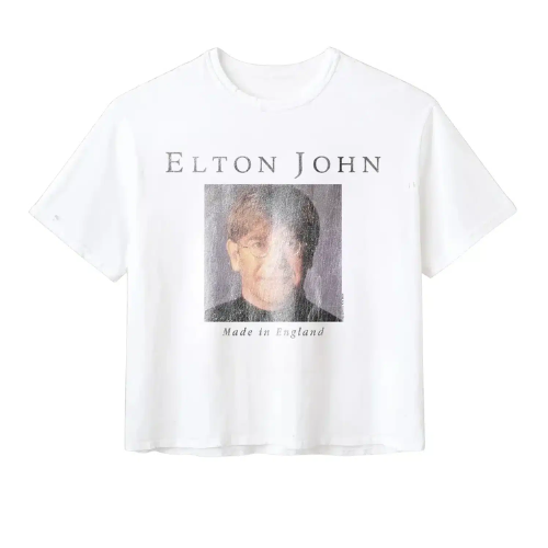 Gold+Vintage Gallery Raspberry Hills ‘Elton John’ Tee